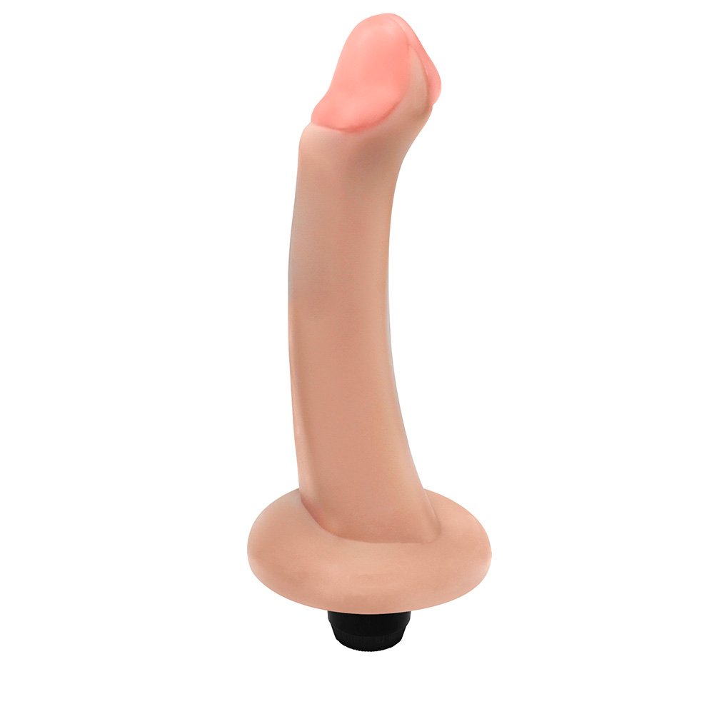 P�nis com Base e Vibro Vacaciones 18 x 5cm Bege | Foto 04