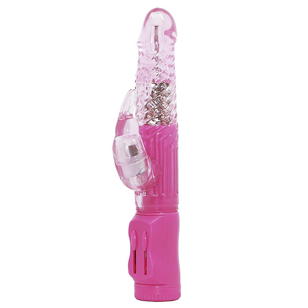 Vibrador Rabbit Rotativo Texturizado Multivelocidade Coelho 22 x 3,3cm Pink | Foto 02