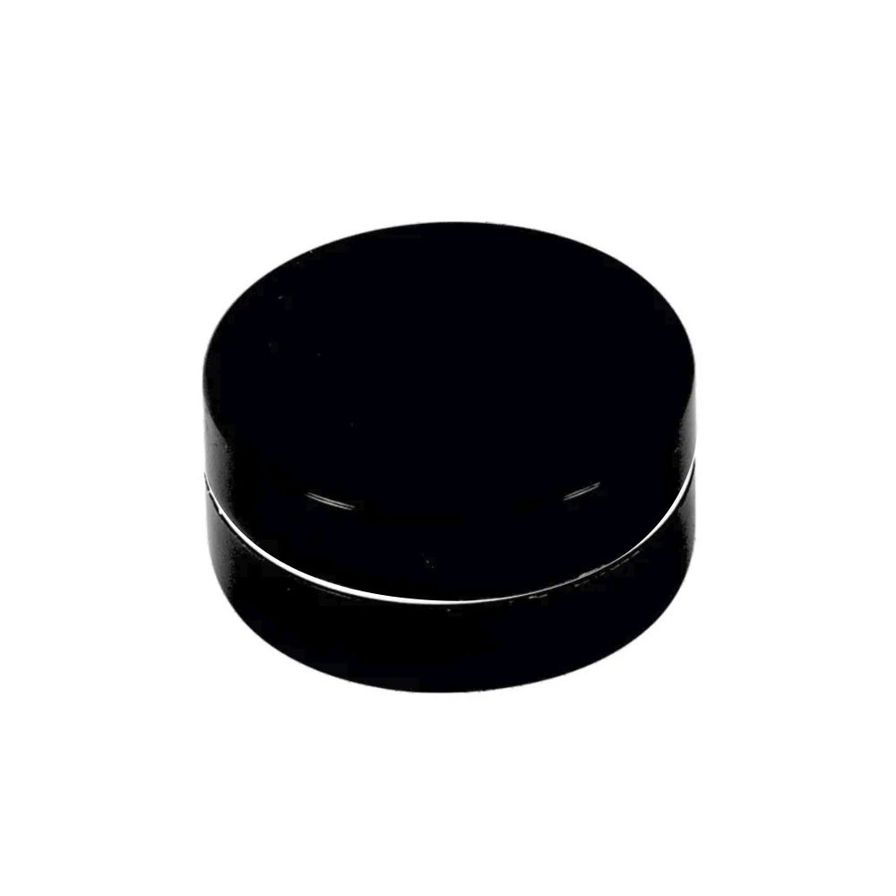 Gel para Sexo Anal Deep Easy 7g em sua embalagem fechada, pote preto com a marca Hot Flowers em relevo