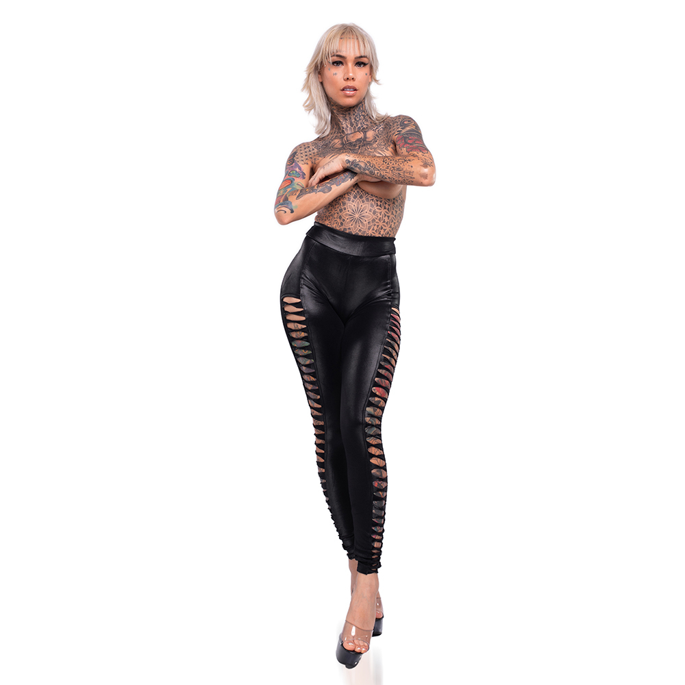 Cal�a Sensual Sexy em Cirre com Tiras na Lateral Preta | Foto 05