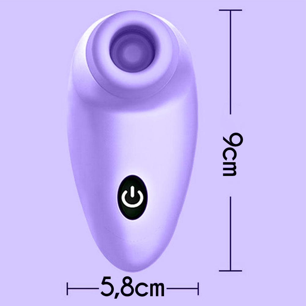 Vibrador para Clit�ris em ABS (Pl�stico) e Silicone com 7 Pulsa��es Amazon Hot Roxo | Foto 05