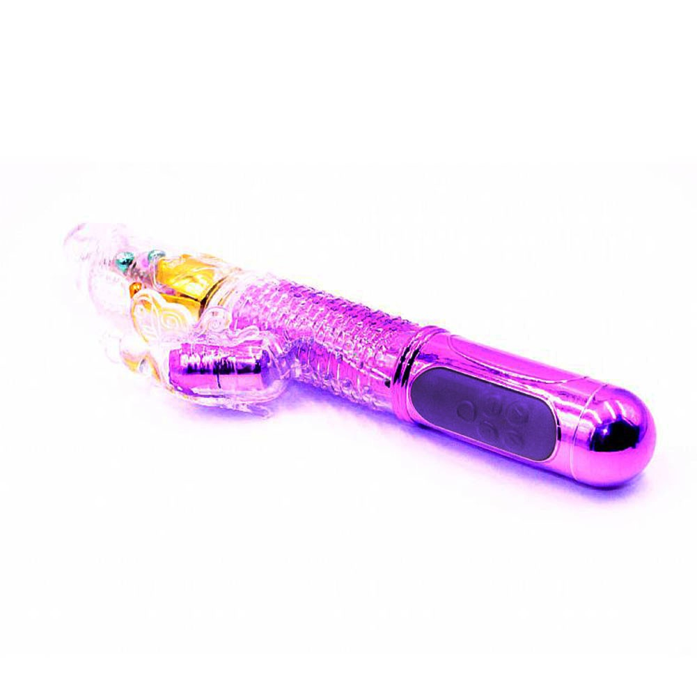 Vibrador Rabbit Rotativo Female Recarreg�vel Vai e Vem com 36 Vibra��es Roxo | Foto 05