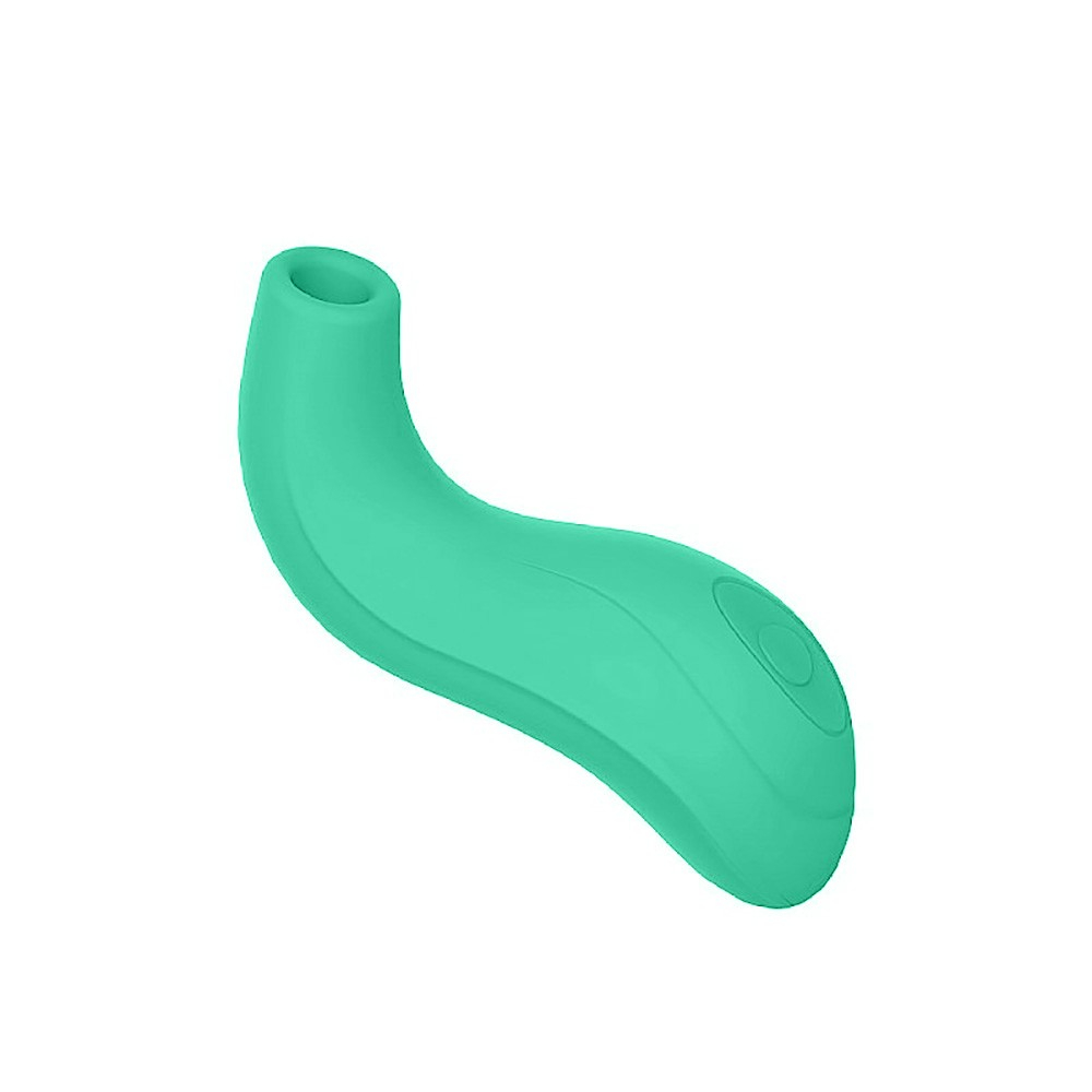 Vibrador para Clit�ris em Silicone Recarreg�vel 7 Pulsa��es Swan Verde | Foto 02