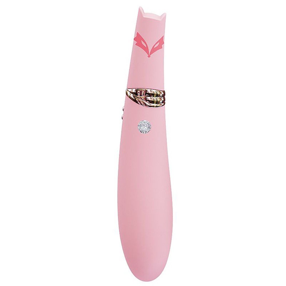 Vibrador e Sugador de Clit�ris Recarreg�vel 10 Vibra��es e 5 Suc��es Foxy Rosa | Foto 04