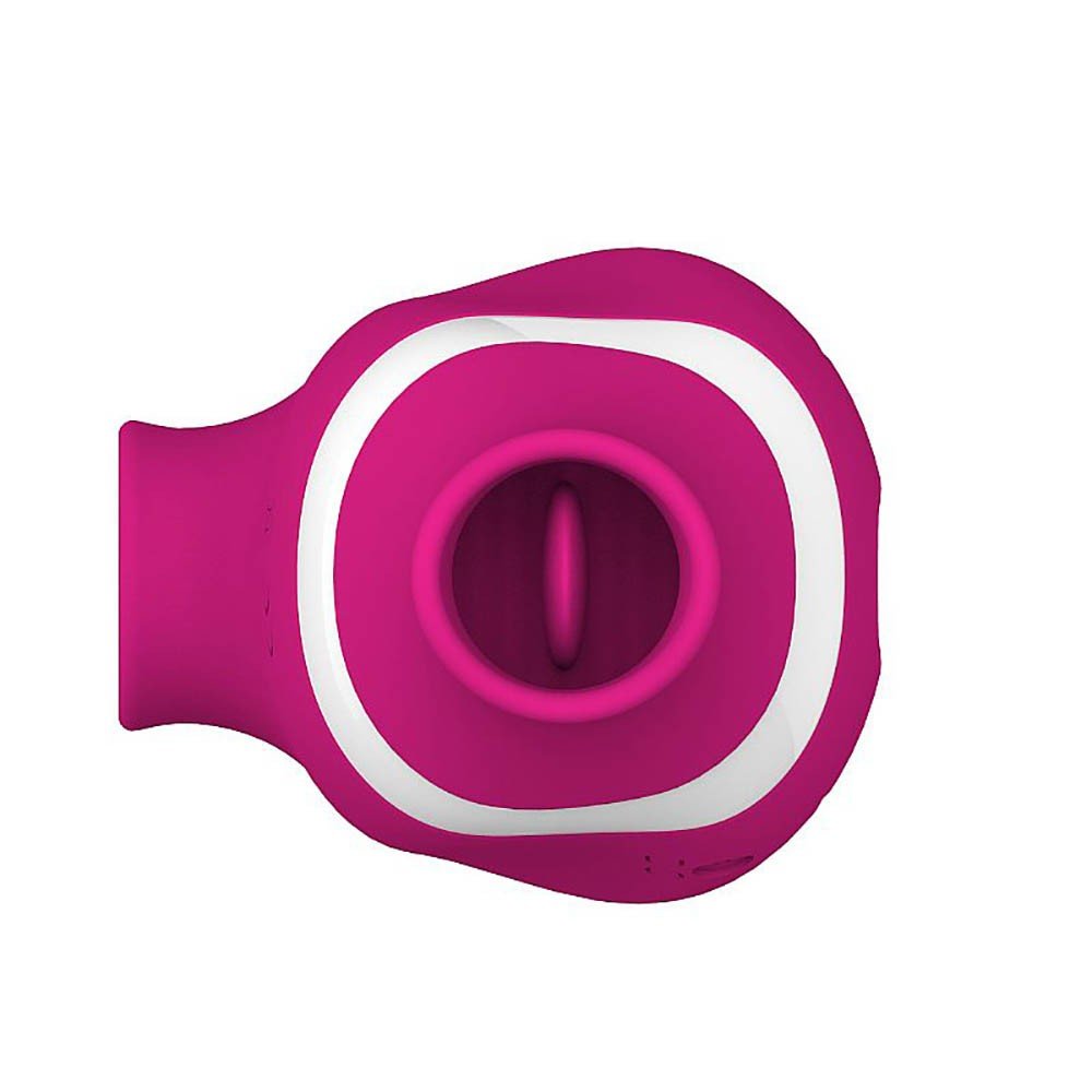 Vibrador para Clit�ris em Silicone Recarreg�vel 5 Pulsa��es e 7 Est�mulos da Lingua Spike Pink | Foto 04