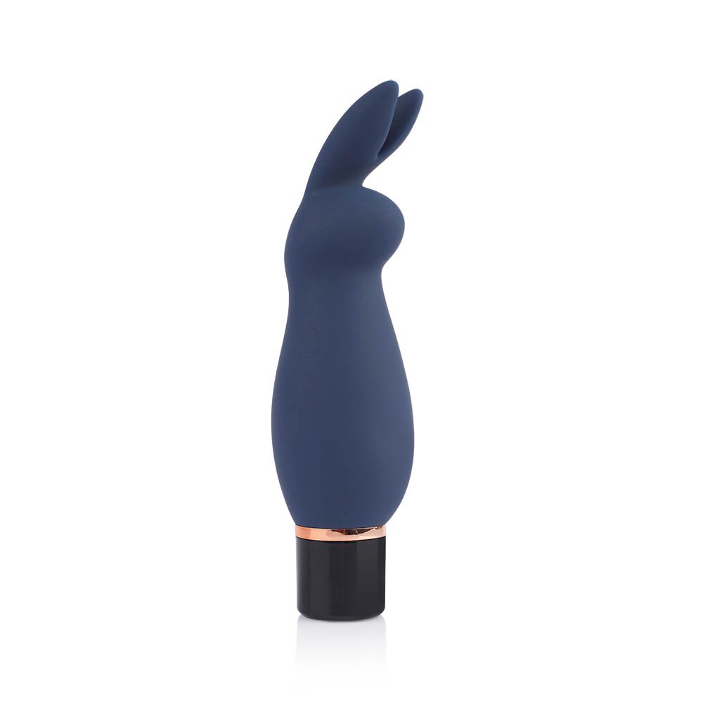 Vibrador Bullet Recarreg�vel em Silicone Sweet Azul - Vis�o lateral do vibrador