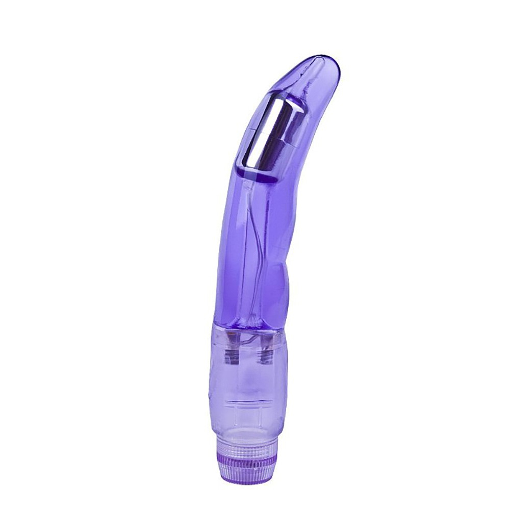 Vibrador Ponto G em Jelly Multivelocidade Big Finger Lil�s | Vista lateral