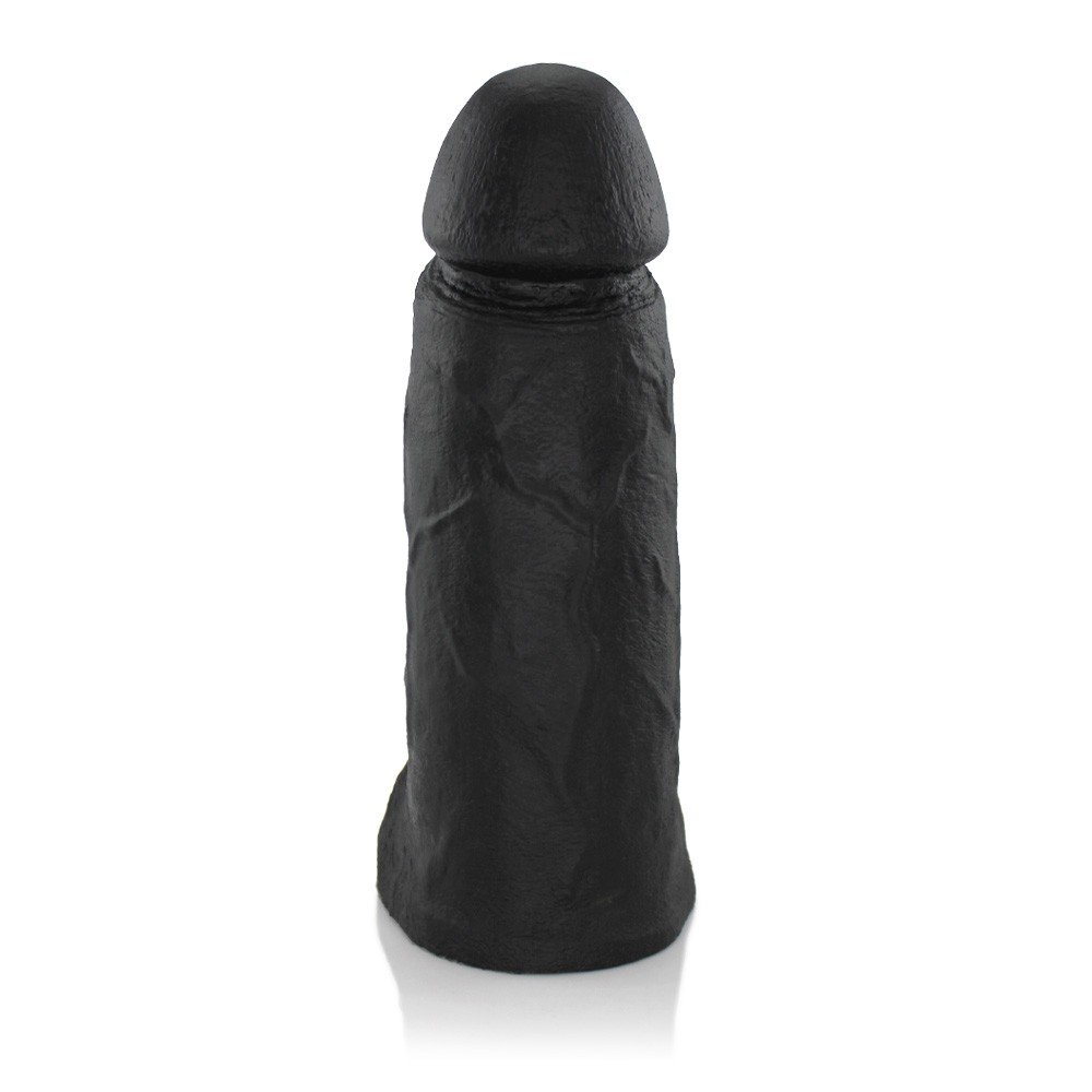 P�nis Real�stico em PVC Flex�vel com Escroto Bonit�o em close da ponta