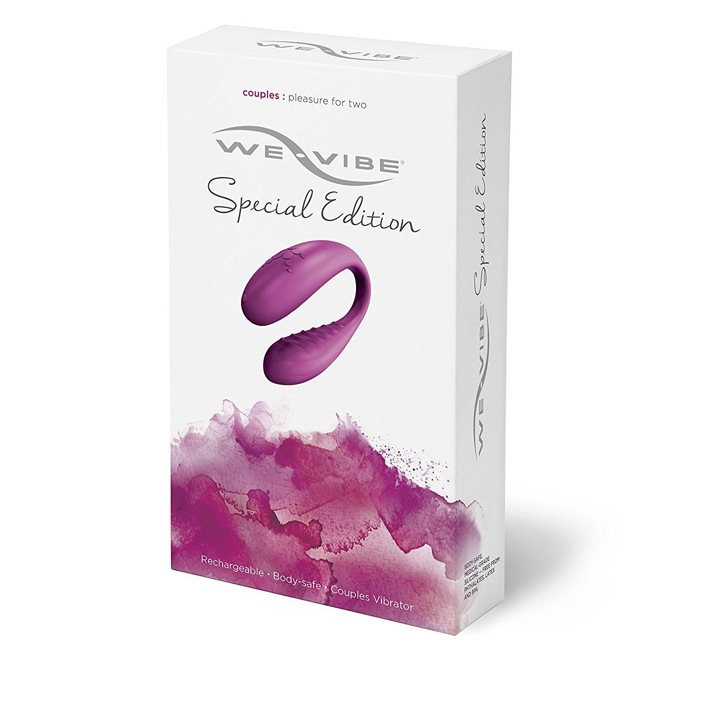Vibrador para Casal We-Vibe Especial Vinho com embalagem especial