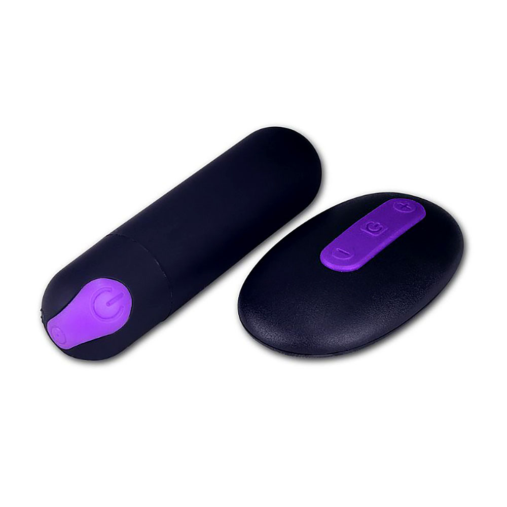 Vibrador e controle remoto sem fio da Calcinha com C�psula Vibrat�ria Recarreg�vel Preto.