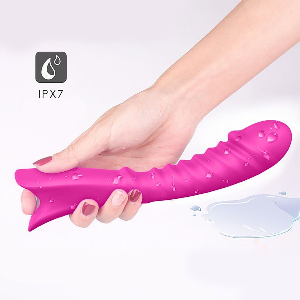 Vibrador Feminino em Silicone Recarreg�vel com 9 Vibra��es a prova D' �gua TOPI Pink | Foto 04