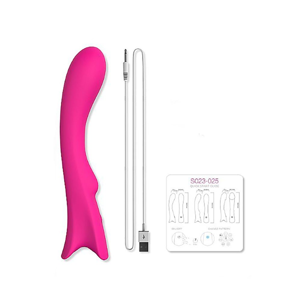 Vibrador Feminino em Silicone Recarreg�vel com 9 Vibra��es a prova D' �gua TOPS Pink | Foto 04