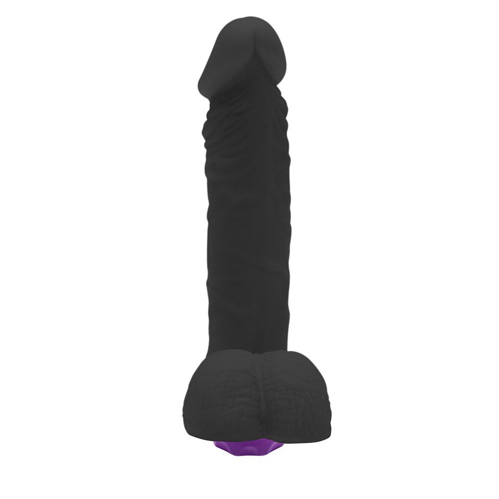 P�nis com Escroto e Vibrador 10 Velocidades Recarreg�vel Zeus | Foto 03