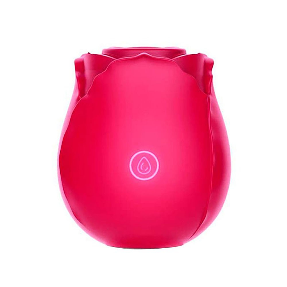 Vibrador Discreto em Silicone Recarreg�vel com 10 Modos de Pulsa��o Vermelho | Foto 04