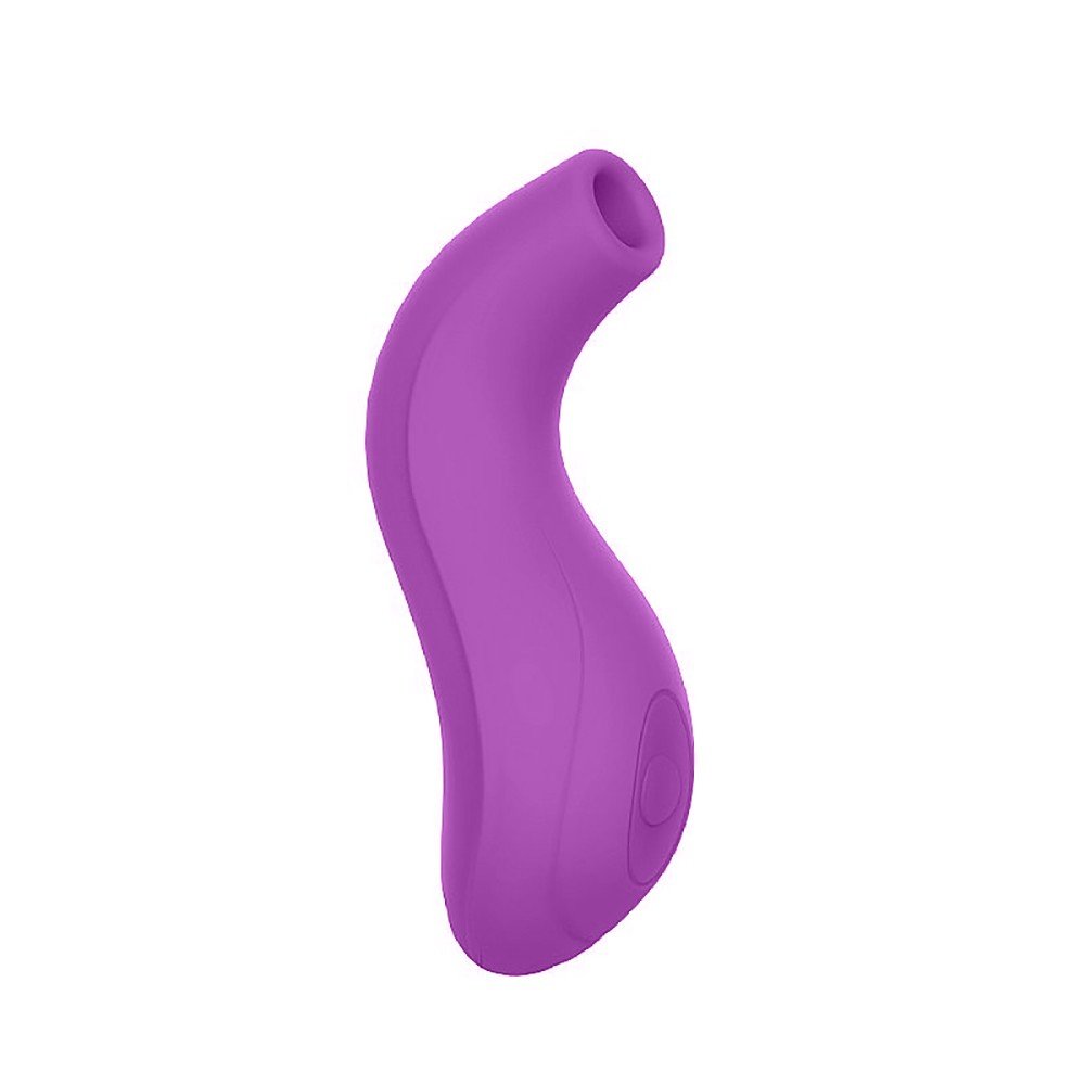 Vibrador para Clit�ris em Silicone Recarreg�vel Swan Roxo - Vista frontal detalhada