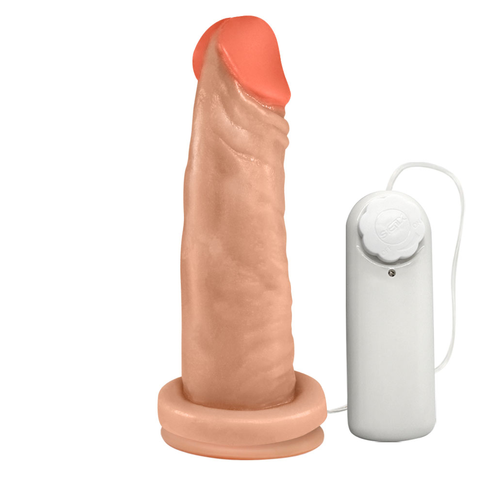 P�nis Maci�o Lindo em PVC Flex�vel com Vibrador e Ventosa | Foto 04