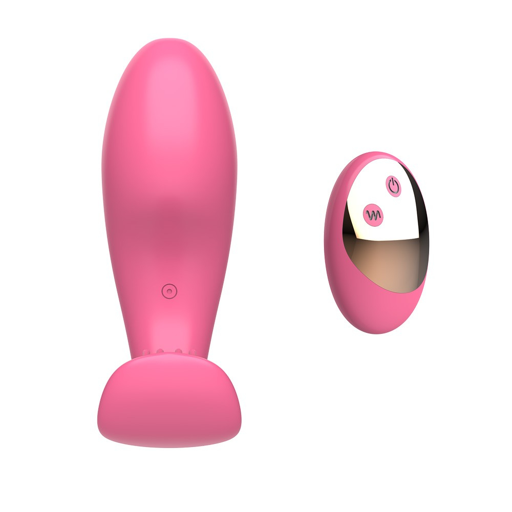 Vibrador Duplo em Silicone com Controle sem Fio 10 Vibra��es Recarreg�vel Luna Pink | Foto 05