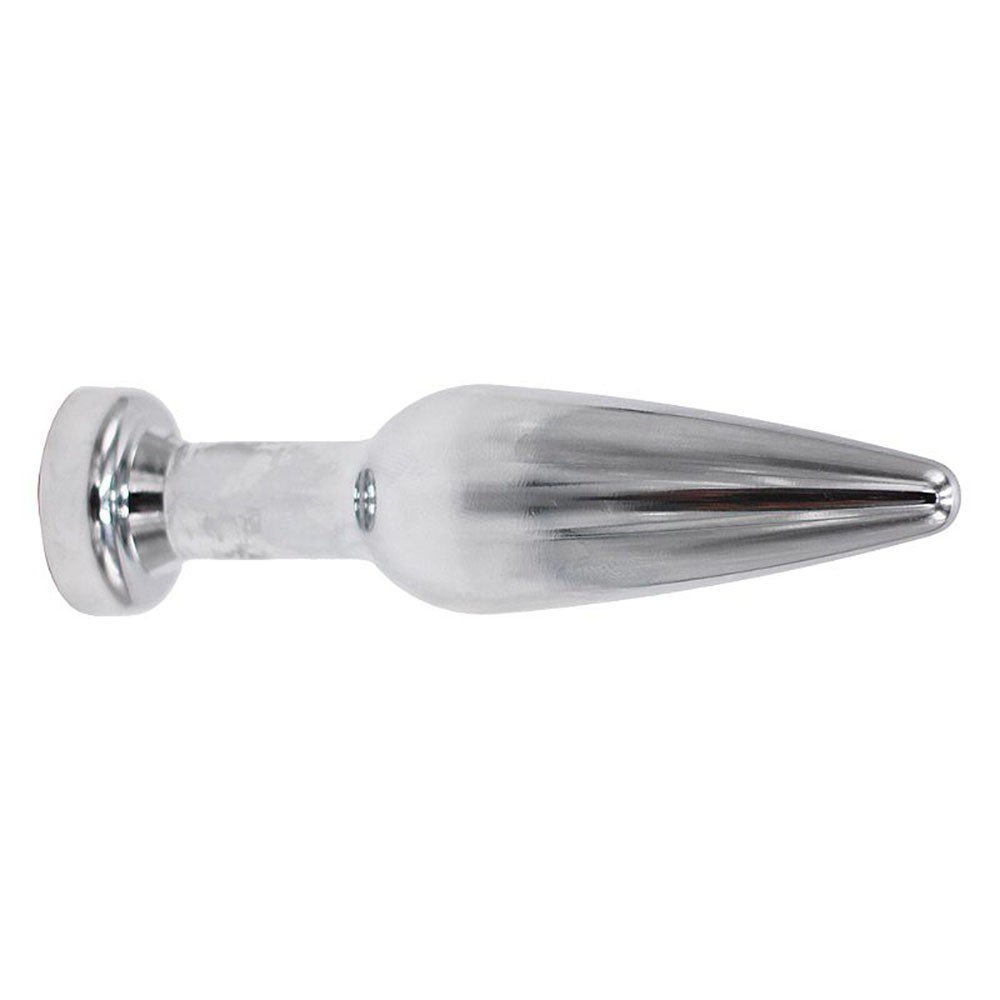 Plug Anal Joia em A�o Inox Tamanho P com Cristal Pink | Foto 04