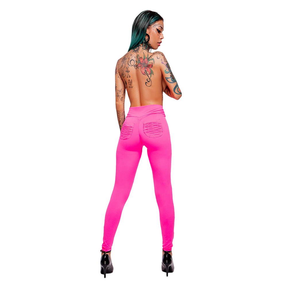 Cal�a Sensual Sexy em Suplex Poli�ster Levanta Bumbum e C�s com La�o Pink | Foto 02