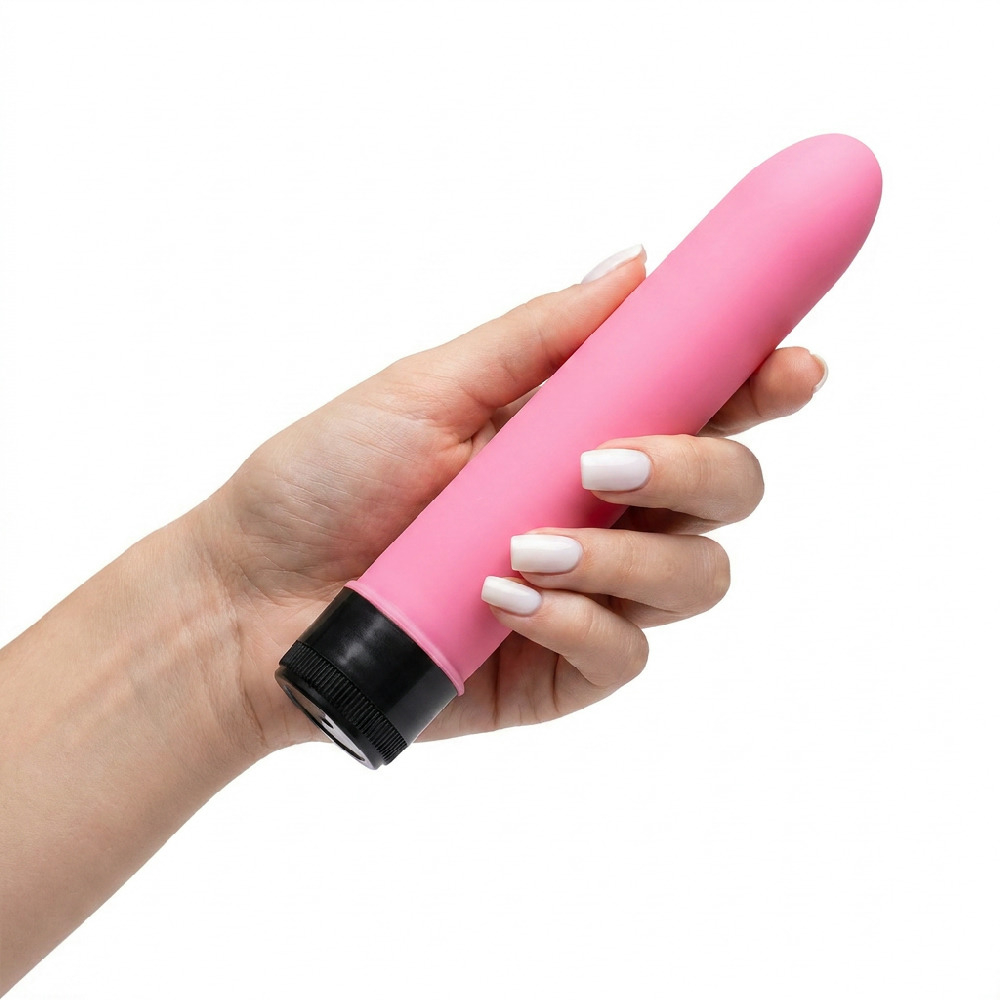 Vibrador Personal Cl�ssico 18 x 2,8cm Pink Aveludado | Foto 05