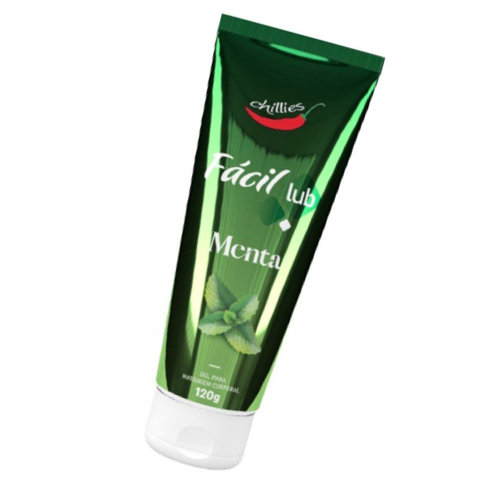 Gel Lubrificante Beij�vel Sabor Menta F�cil Lub, embalagem completa