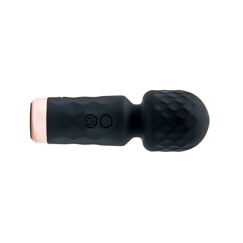 Massageador Er�tico em Silicone Aveludado Mini Recarreg�vel 10 Vibra��es Hero Preto | Foto 04