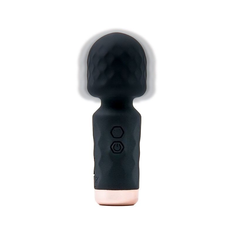Massageador Er�tico em Silicone Aveludado Mini Recarreg�vel 10 Vibra��es Hero Preto | Foto 05