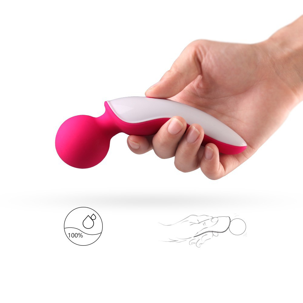 Massageador Er�tico em Silicone Recarreg�vel com 9 Vibra��es Eve Pink | Foto 05