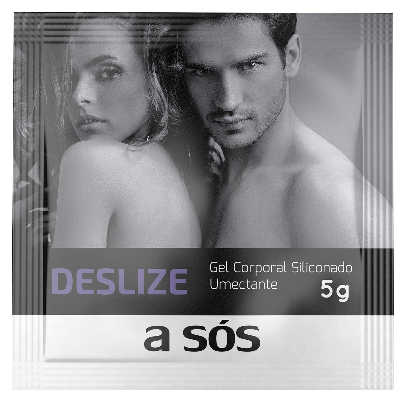 Sach� de gel lubrificante Deslize do Kit Calcinha Tailandesa Fio Dental Sexy P�rola Branca
