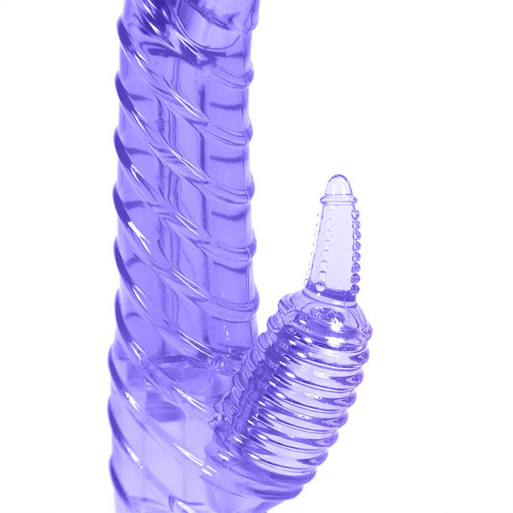 Vibrador Duplo em Jelly Multivelocidade Curve Seduction Lil�s | Foto 04