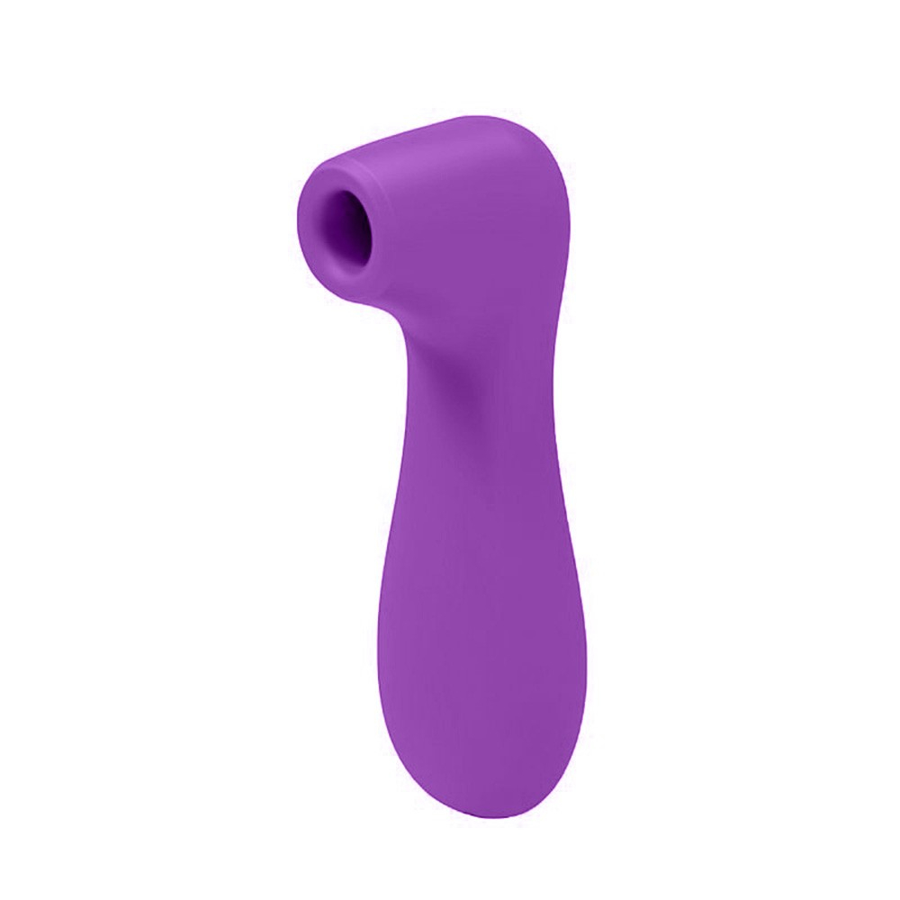 Sugador de Clit�ris Recarreg�vel em Silicone Toque Aveludado 12 Suc��es Roxo | Foto 04