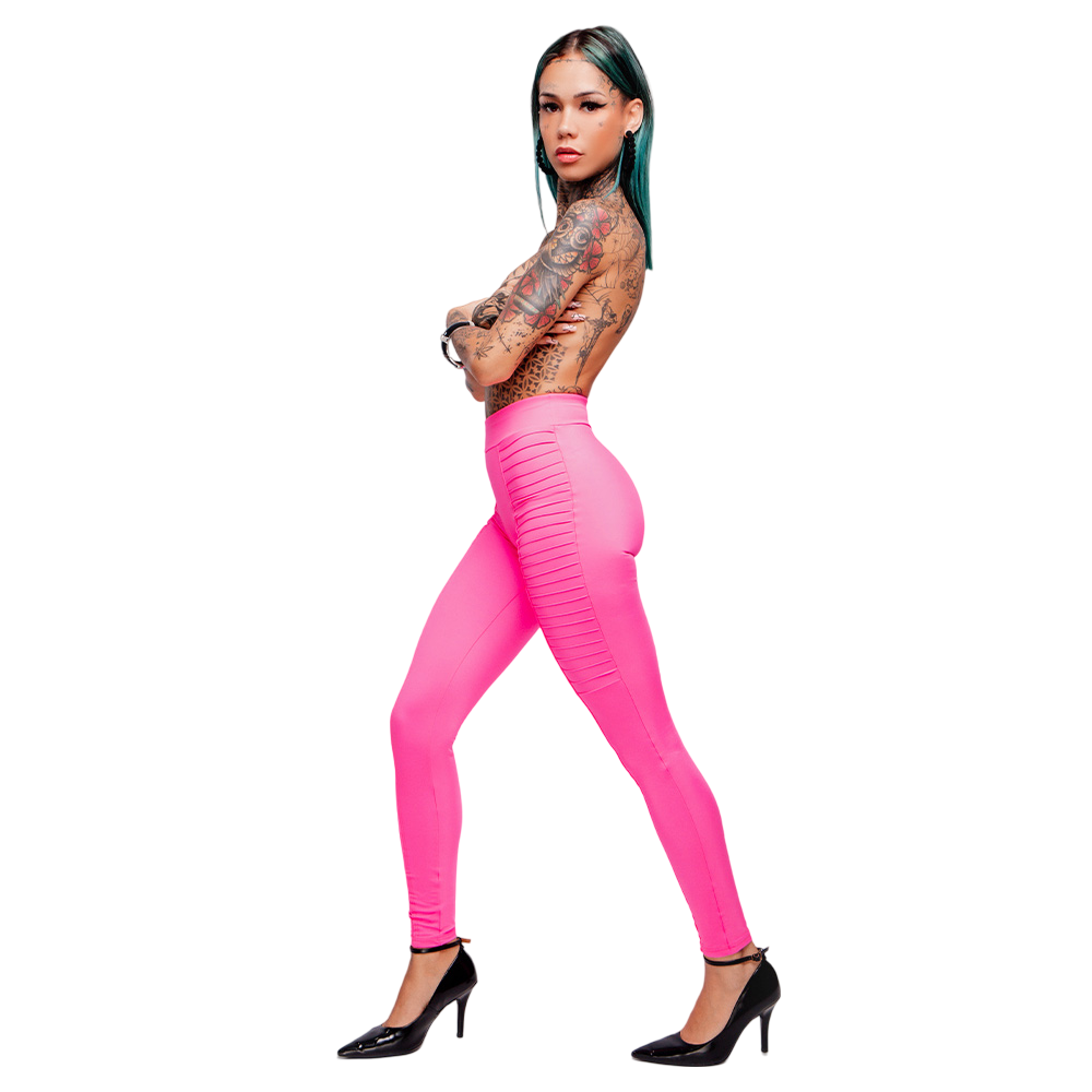 Cal�a Sensual Sexy em Suplex Poli�ster com Nervuras Pink | Foto 05