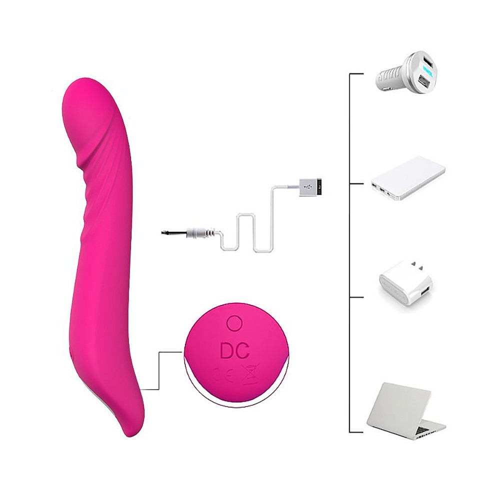 Vibrador Feminino em Silicone Recarreg�vel com 9 Vibbra��es Ares Pink | Foto 05