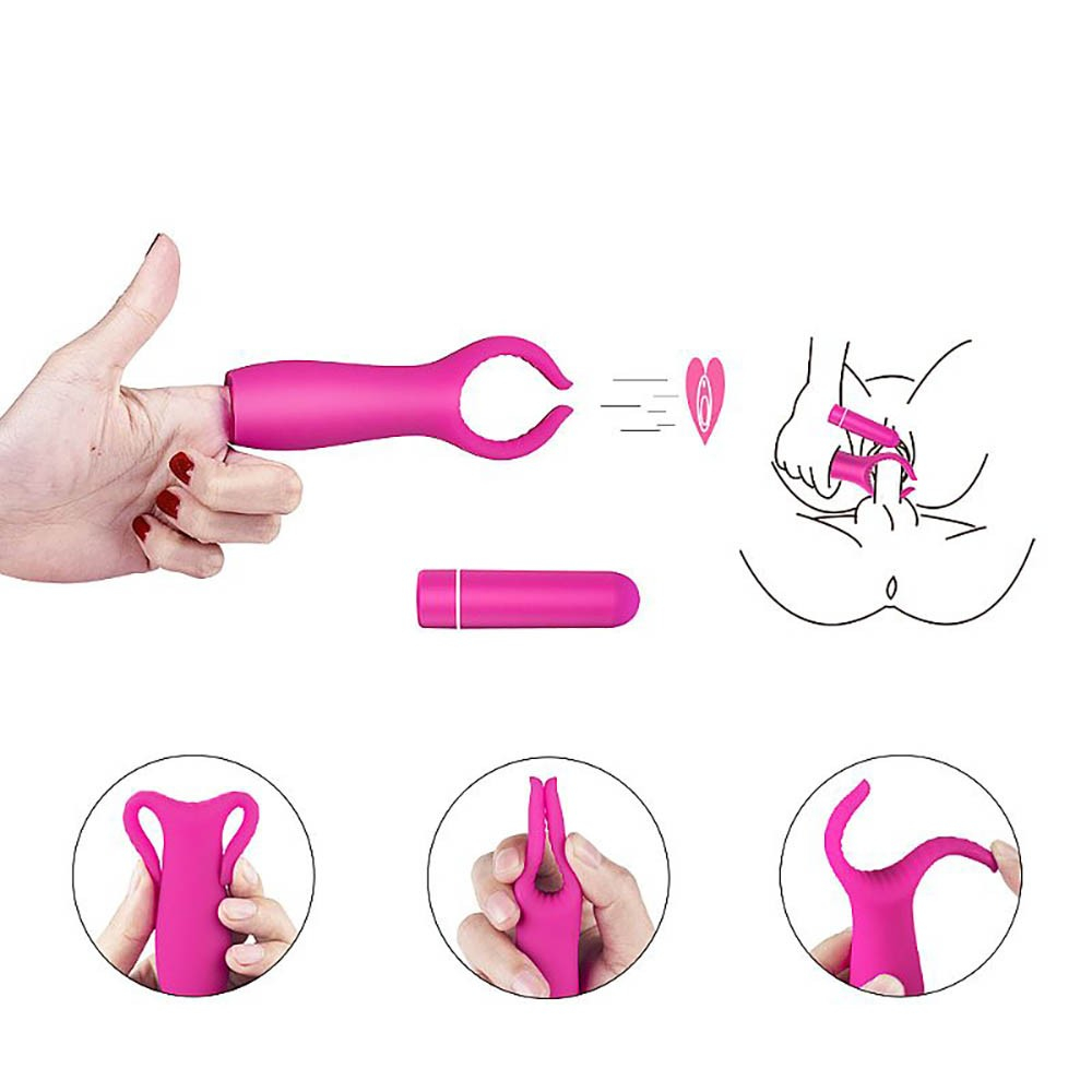 Vibrador Masculino em Silicone Recarreg�vel com 9 Vibra��es Grant Pink | Foto 04