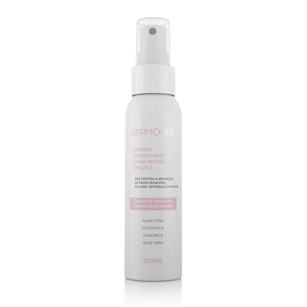 Purificante e Refrescante para Vagina P�s Depila��o 120ml | Frasco do t�nico purificante e refrescante para vagina p�s depila��o 120ml