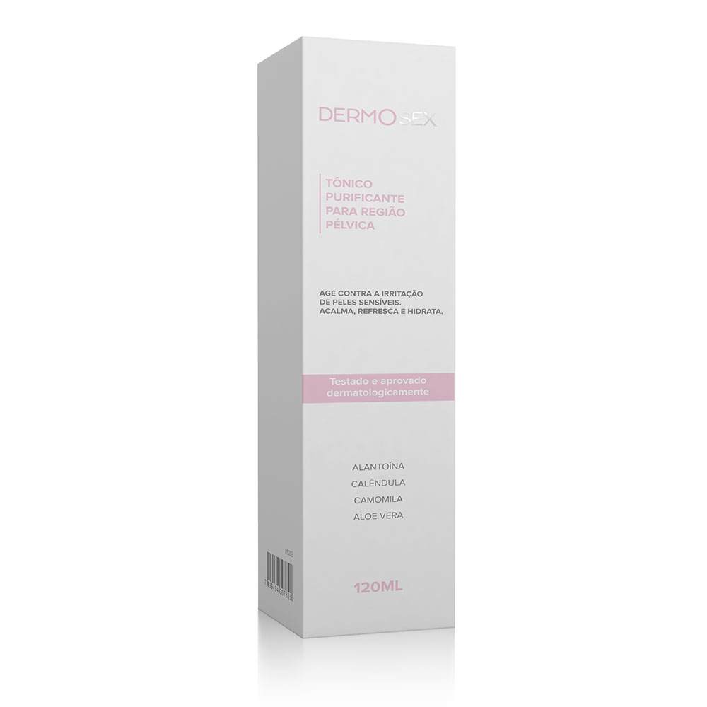 Purificante e Refrescante para Vagina P�s Depila��o 120ml | Embalagem do t�nico purificante e refrescante para vagina p�s depila��o 120ml
