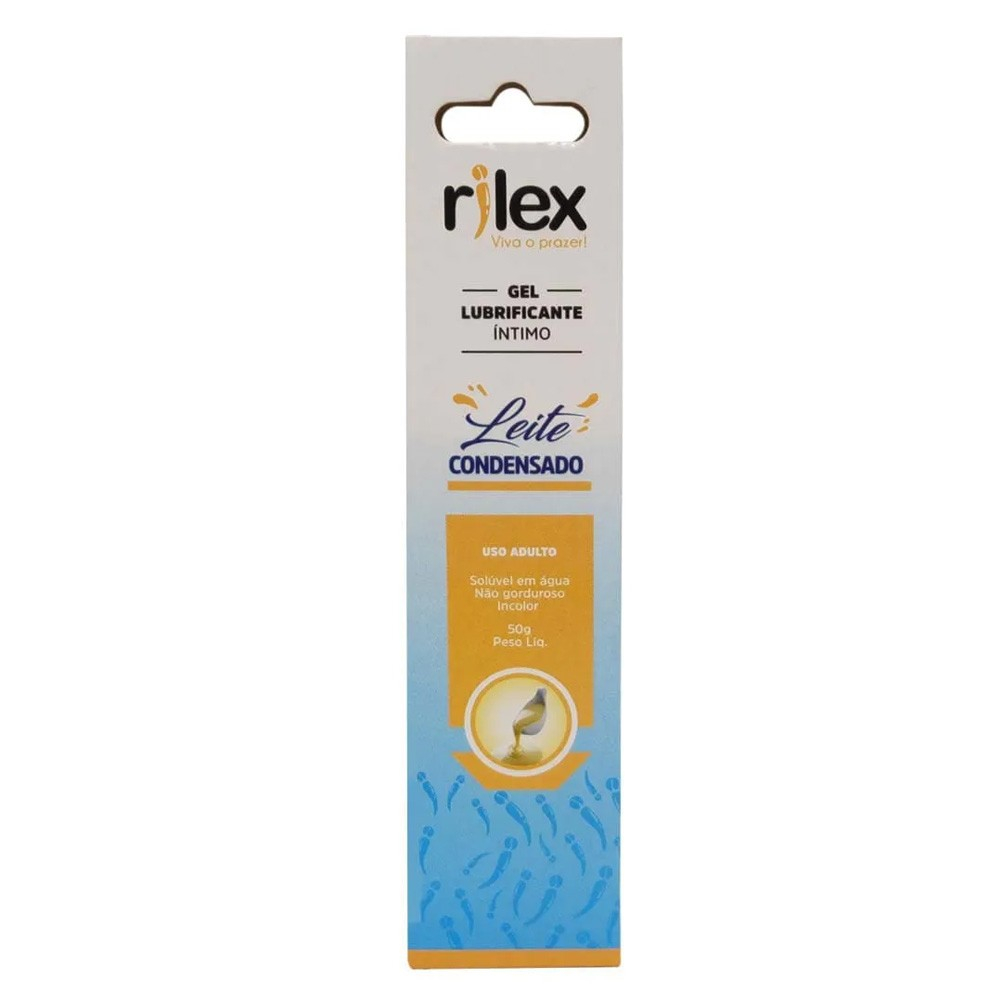 Lubrificante �ntimo Rilex Leite Condensado 50g | Caixa do produto