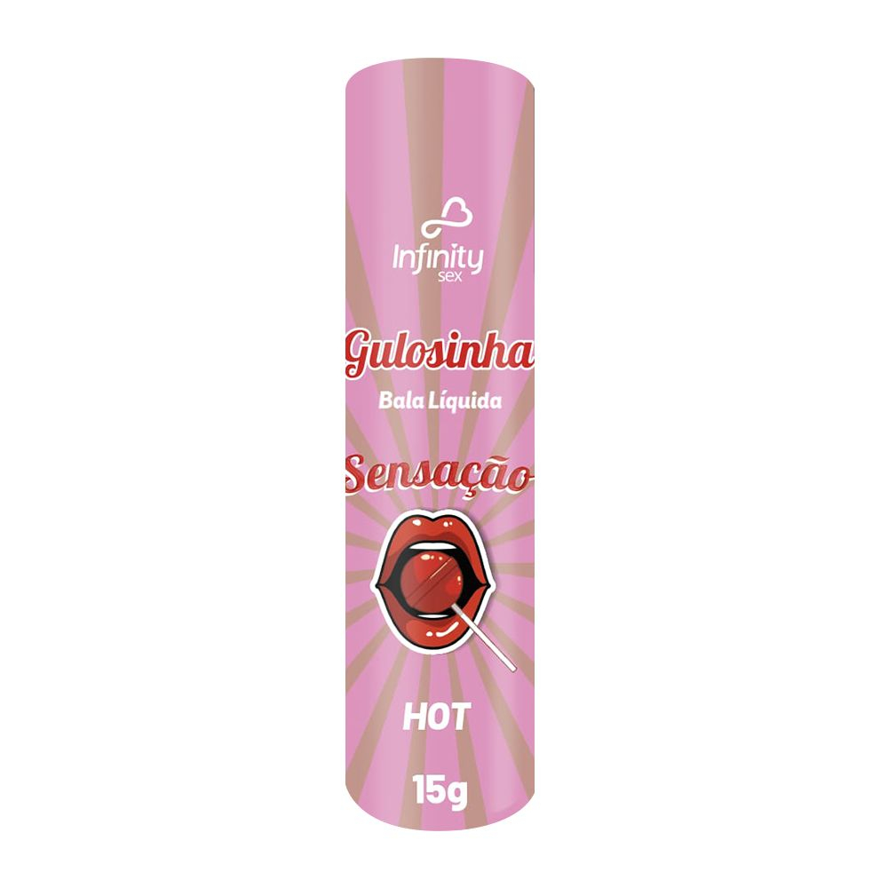Gel para Sexo Oral Comest�vel Gulosinha Sensa��o 15g - Embalagem do produto