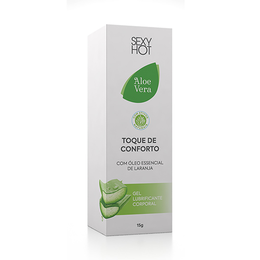 Embalagem do Gel para Sexo Anal Toque de Conforto 15g, mostrando apenas a caixa em vista frontal.