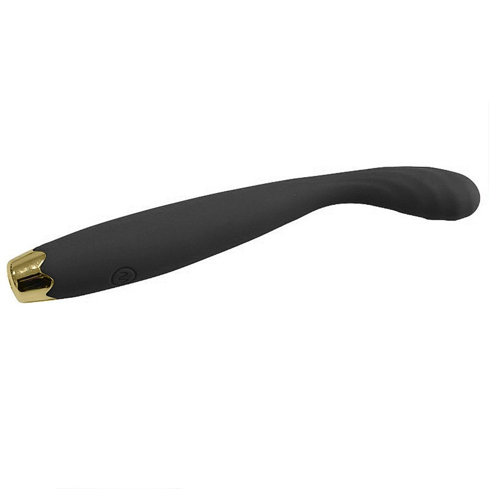 Vibrador Ponto G Recarreg�vel em Silicone 7 Vibra��es com 3 Intensidades Preto | Foto 04