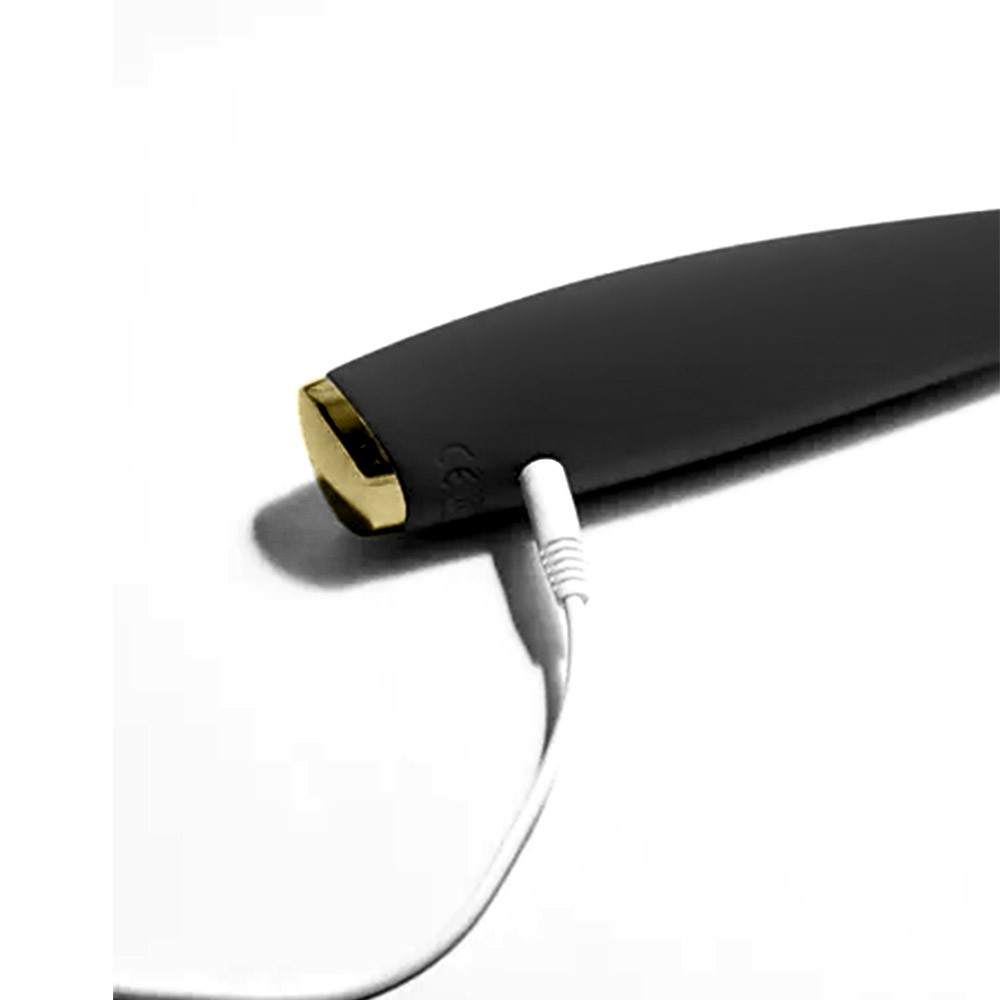 Vibrador Ponto G Recarreg�vel em Silicone 7 Vibra��es com 3 Intensidades Preto | Foto 05