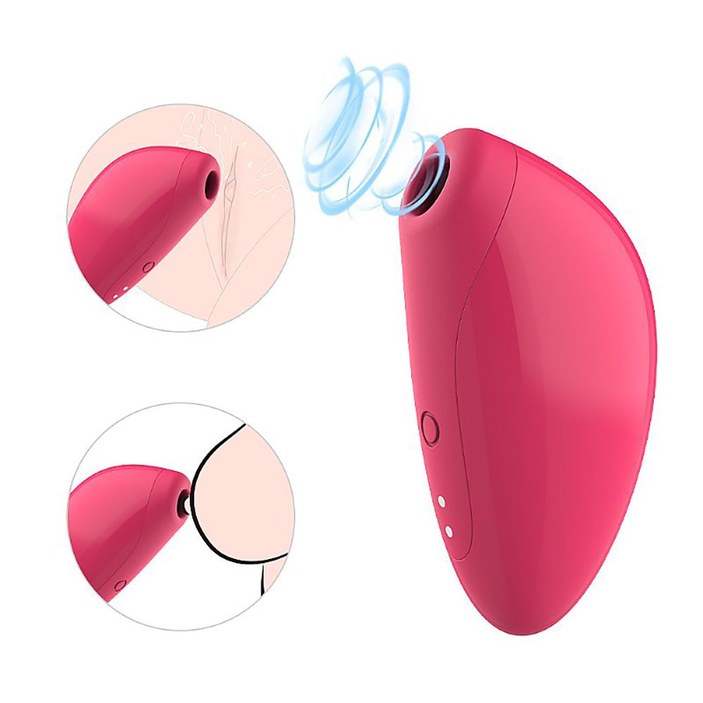 Pulsador de Clit�ris Recarreg�vel Pink em a��o, ilustrando a estimula��o precisa