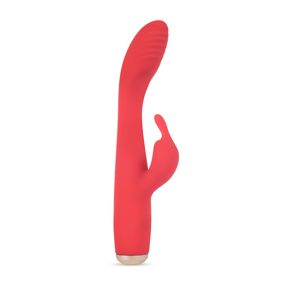Vibrador Rabbit em Silicone Recarreg�vel com 10 Vibra��es Mr. Rabbit Vermelho | Foto 05