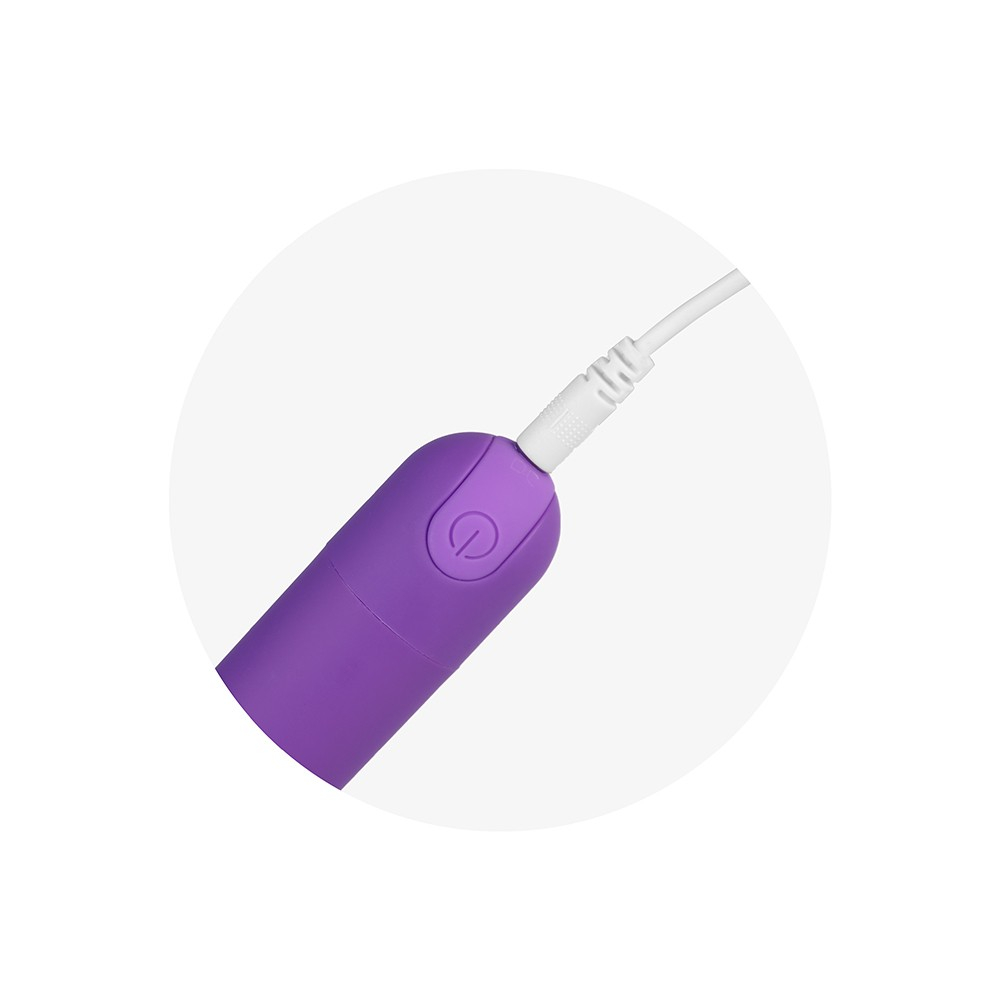 Vibrador Personal em Silicone Recarreg�vel com 10 Vibra��es Vic Roxo | Foto 04