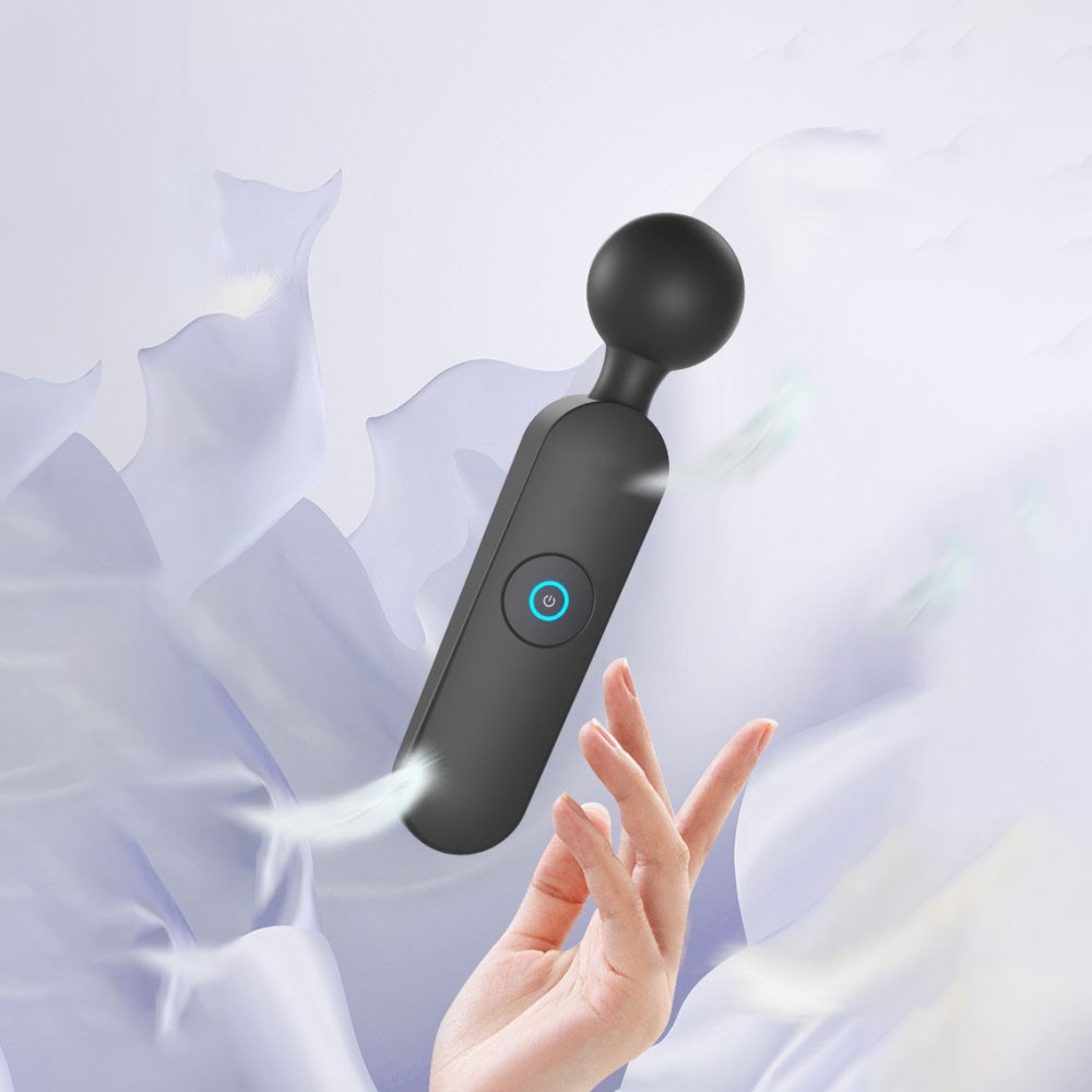 Massageador Er�tico em Silicone com 10 Vibra��es Recarreg�vel Ares Lilo Preto | Foto 04