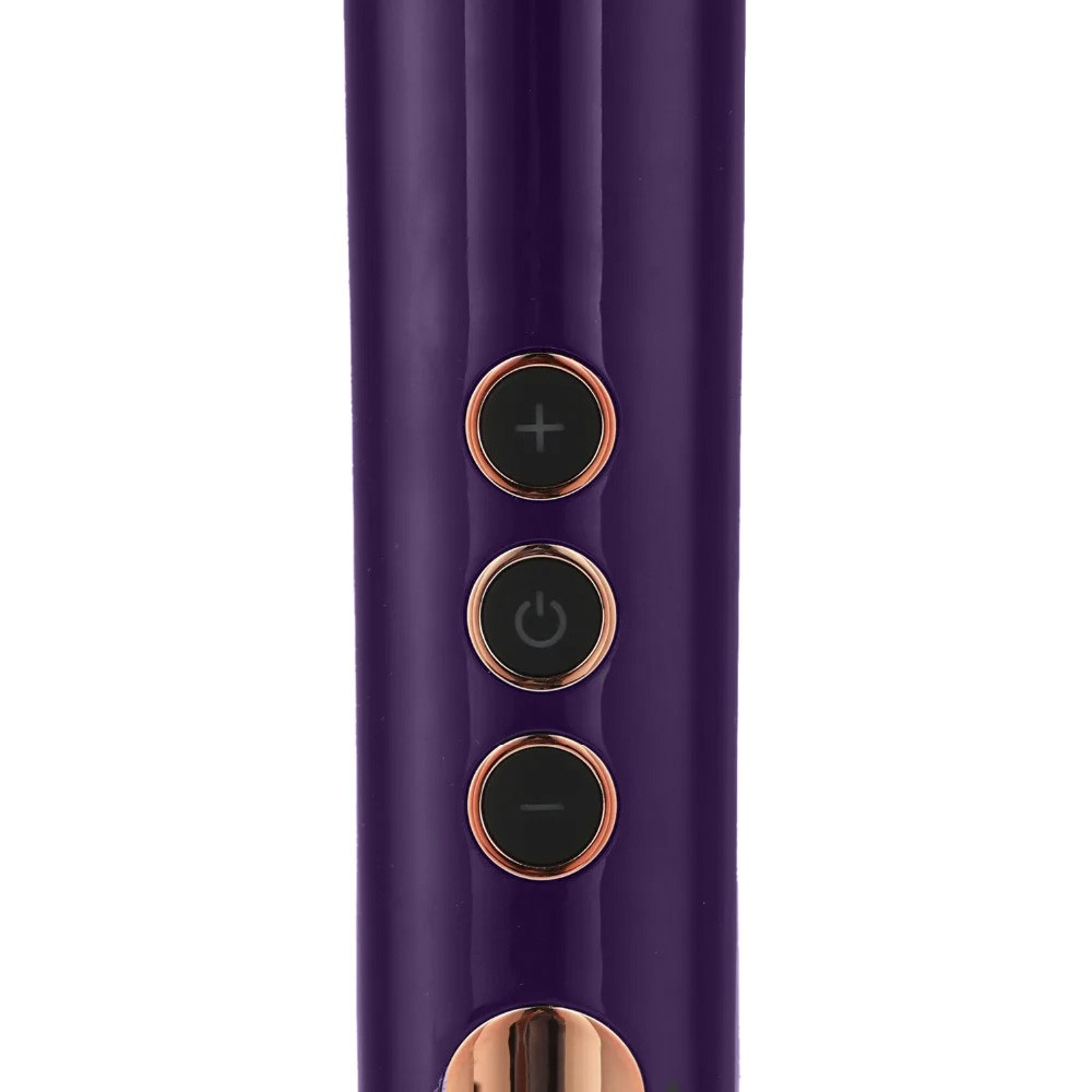 Massageador Er�tico em Silicone Recarreg�vel 10 Vibra��es Varinha M�gica Manfly Roxo | Foto 05