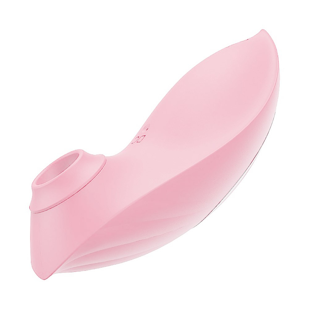 Pulsador de Clit�ris Recarreg�vel em Silicone e ABS (Pl�stico) 12 Pulsa��es Bean Rosa | Foto 05