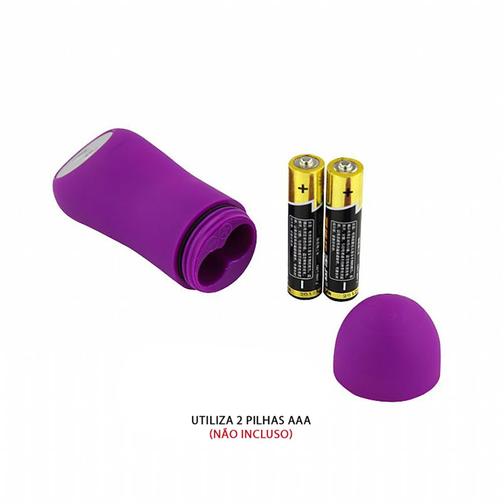 Vibrador Bullet em Pl�stico Aveludado 10 Modos de Vibra��o e Controle sem Fio Pink | Foto 05