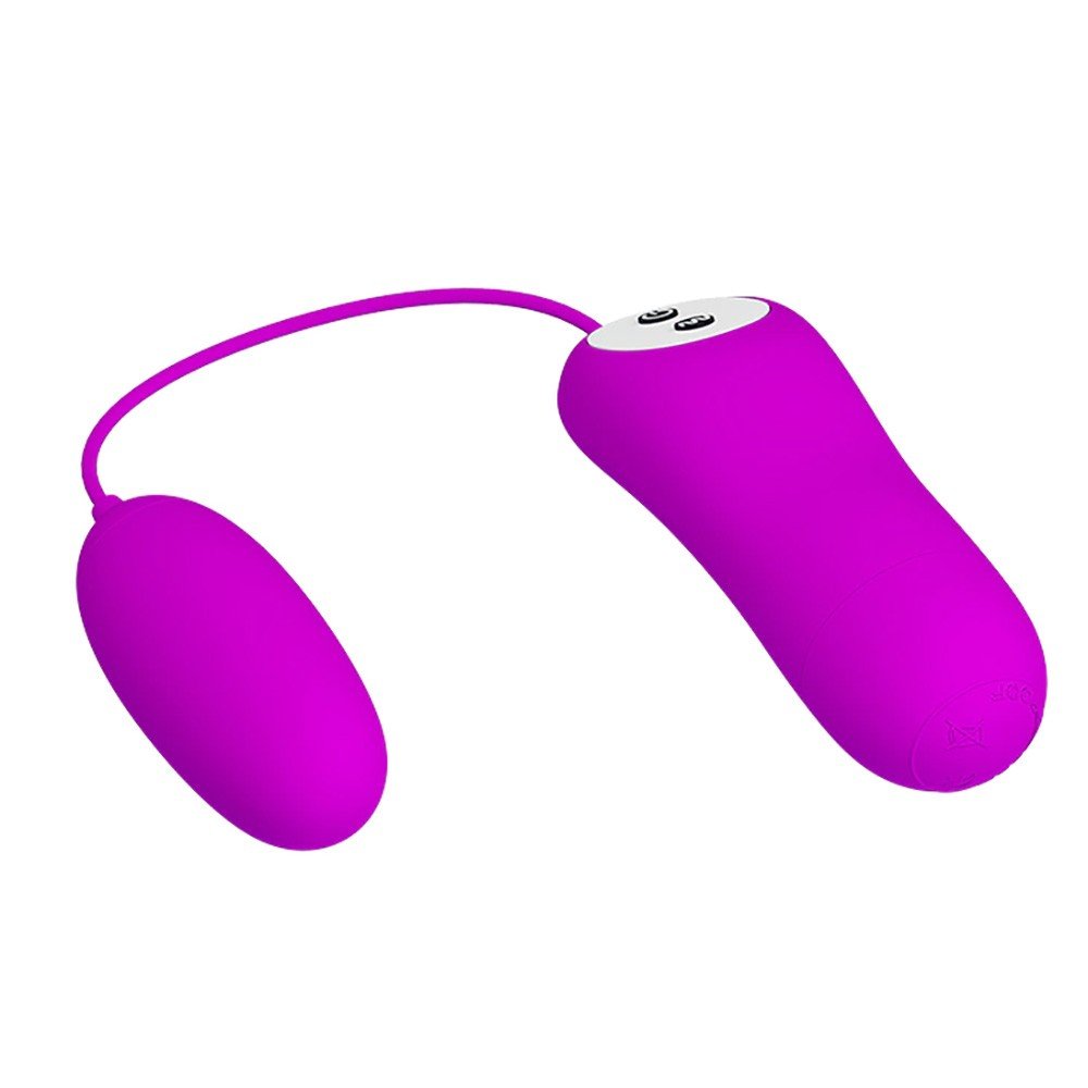 Vibrador Bullet em Pl�stico Aveludado 12 Modos de Vibra��o e Controle com Fio Eunice Pink | Foto 05