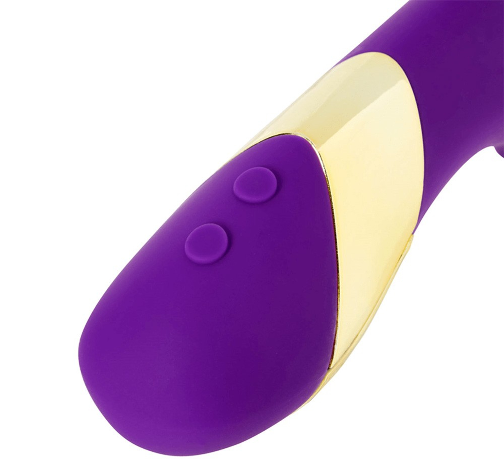 Vibrador para Clit�ris em Silicone Recarreg�vel 12 Pulsa��es e 7 Estimula��es Secret Kiss Roxo | Foto 04